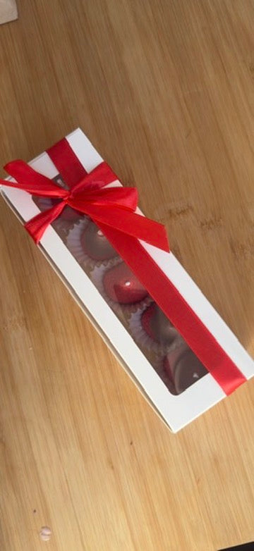 FRESAS CON CHOCOLATE.(5 uni.)
