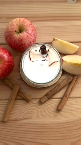 BESO DE MANZANA Y CANELA. Calidez que atrae todo lo bueno.