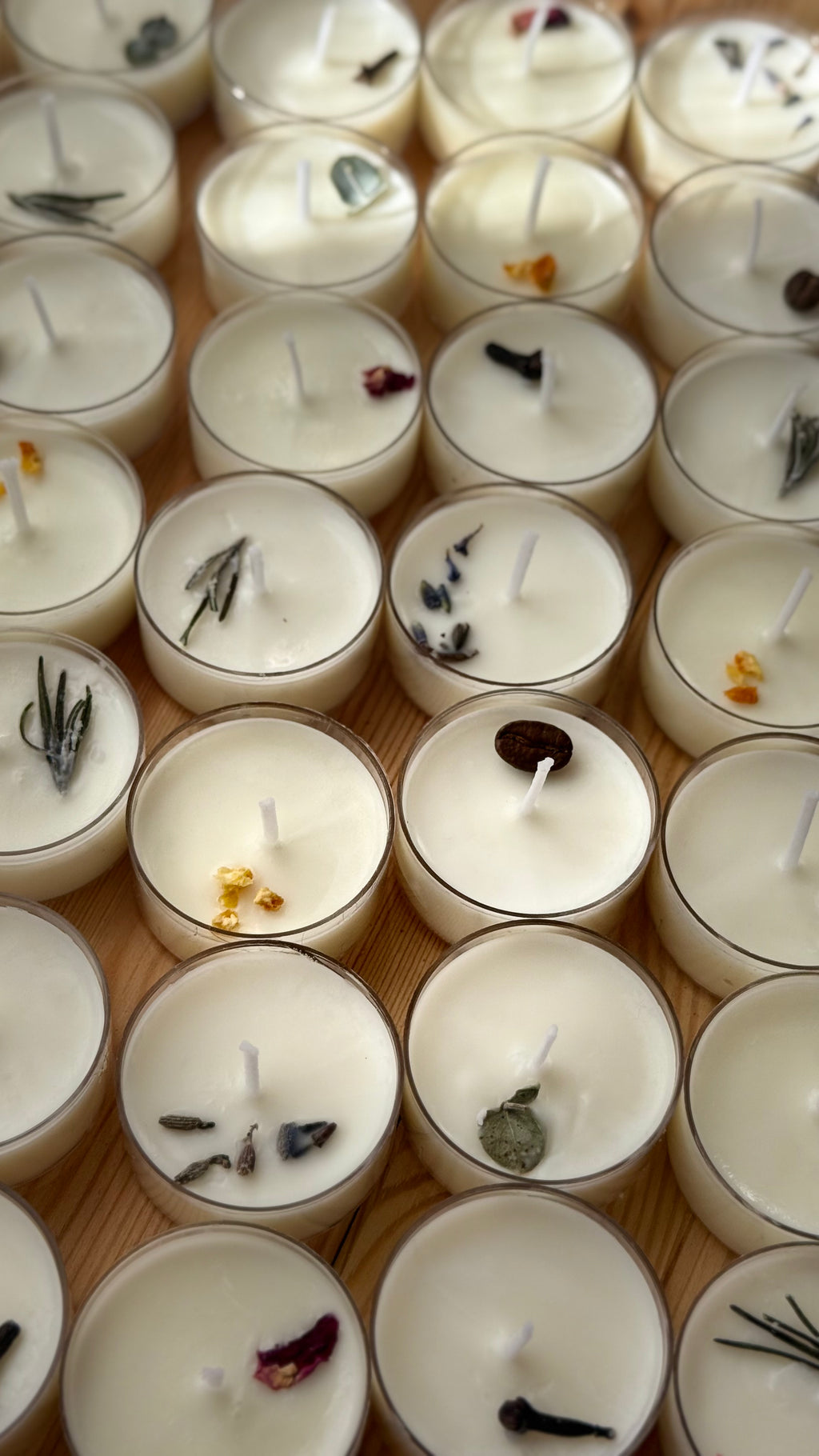 VELAS DE TÉ. 3 uni.