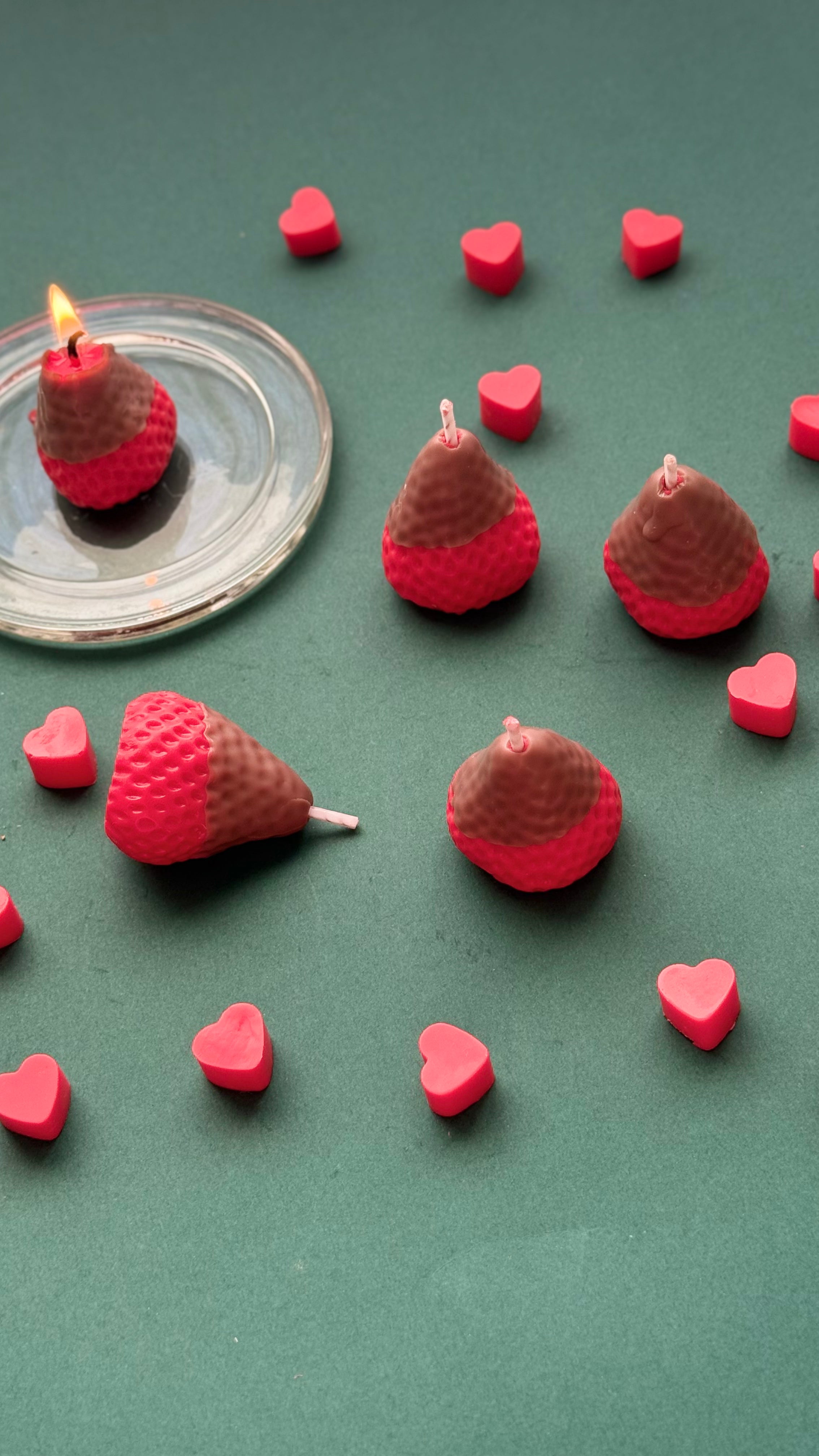 FRESAS CON CHOCOLATE.(5 uni.)
