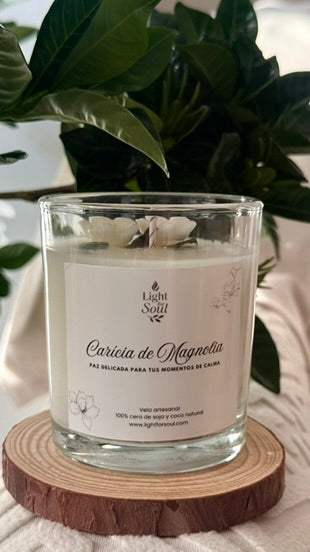 CARICIA DE MAGNOLIA. Paz delicada para tus momentos de calma.