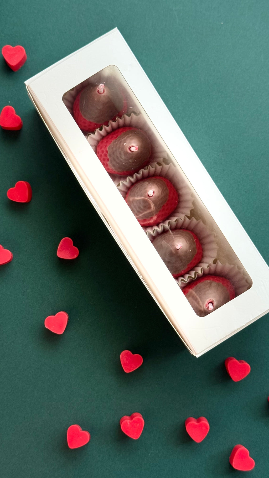 FRESAS CON CHOCOLATE.(5 uni.)