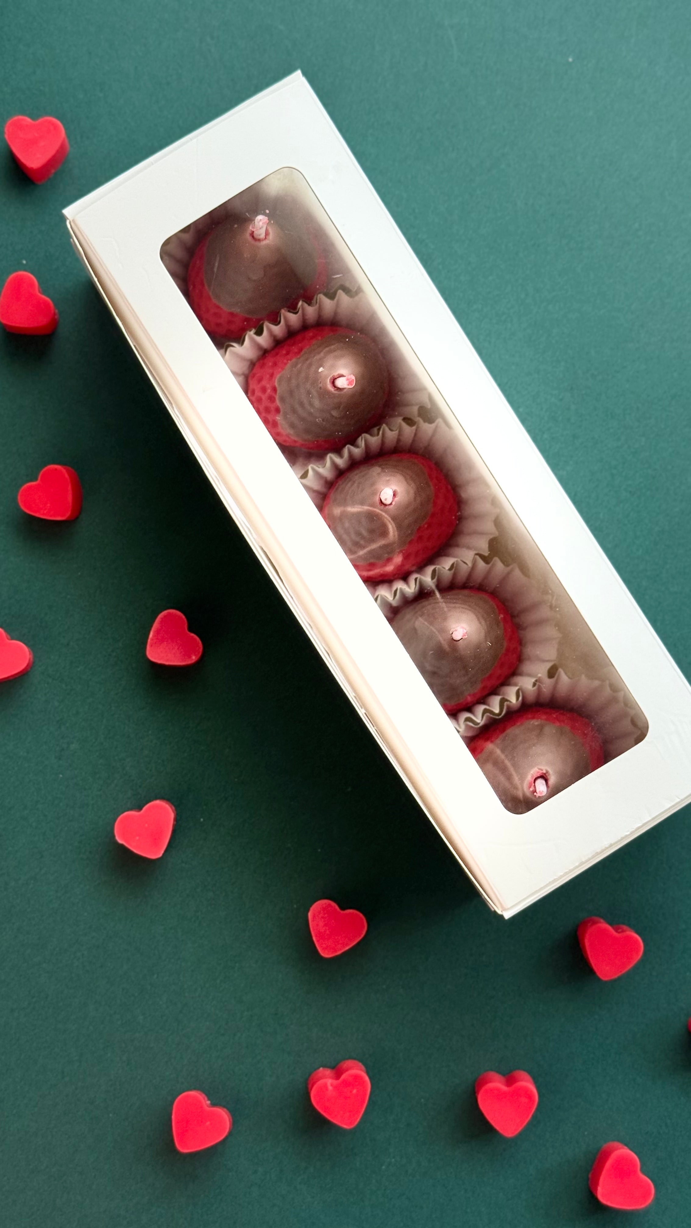 FRESAS CON CHOCOLATE.(5 uni.)
